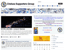 Tablet Screenshot of chelseasupportersgroup.net